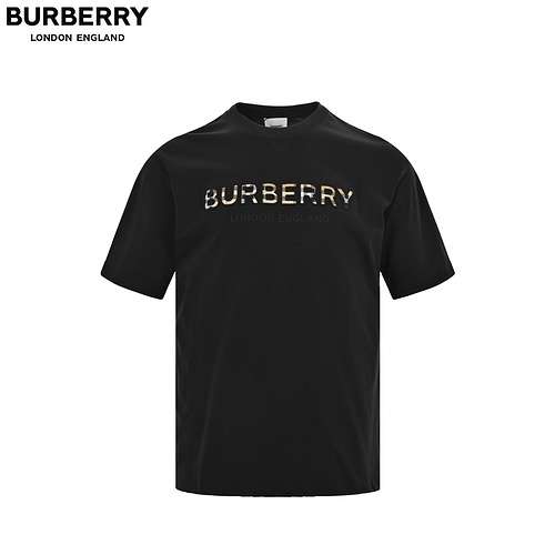 Tshirt a maniche corte con lettere ricamate in rilievo con patch BBRBurberry