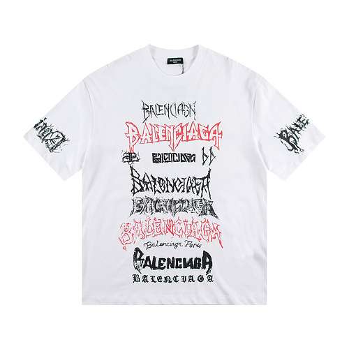 T-shirt a maniche corte con graffiti limitata Balenciaga BLCG Year of the Dragon