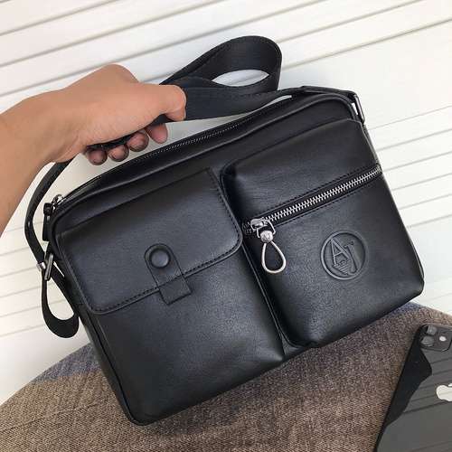 Men's crossbody bag A@Ni men's bag A@Ni shoulder bag Made of imported top original leather High-end 