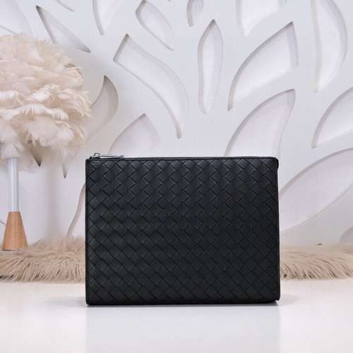 BV men's special clutch bag, made of imported original cowhide, high-end quality, delivery gift bag 