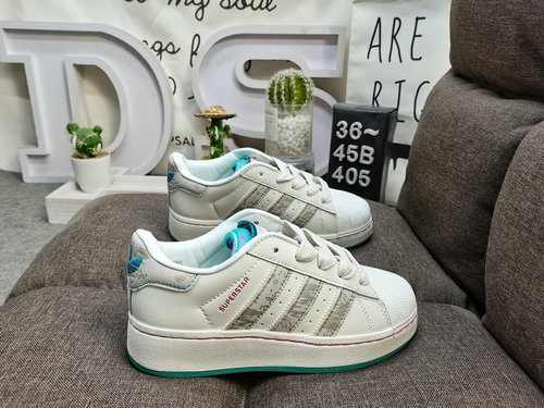 405DAdidas clover Originals Superstar shell toe classic all-match casual sports sneakers High-densit
