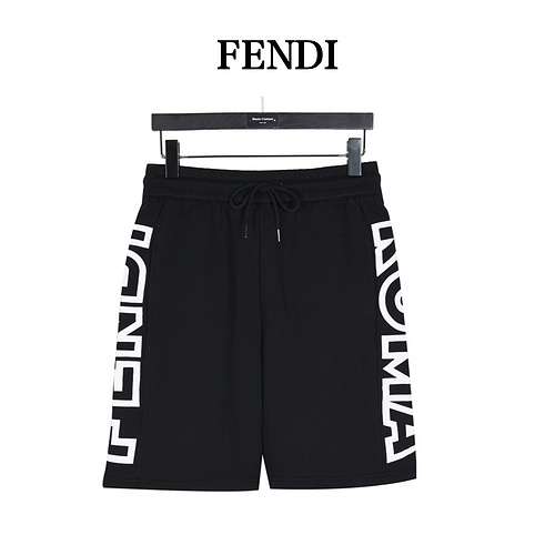 Shorts FDFendi con grandi lettere sul lato