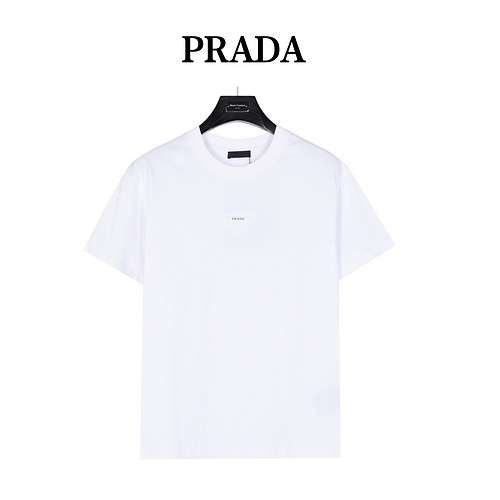 Tshirt PRD Prada a maniche corte con logo triangolo convesso