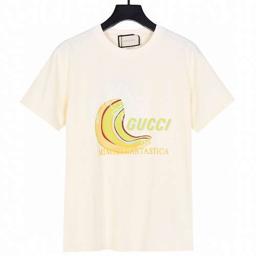 GC Gucci 24ss nuove maniche corte con stampa banana di vendita calda