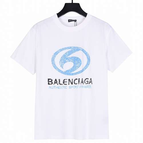 BLCGBalenciaga 24ss nuovo logo slogan stampato maniche corte