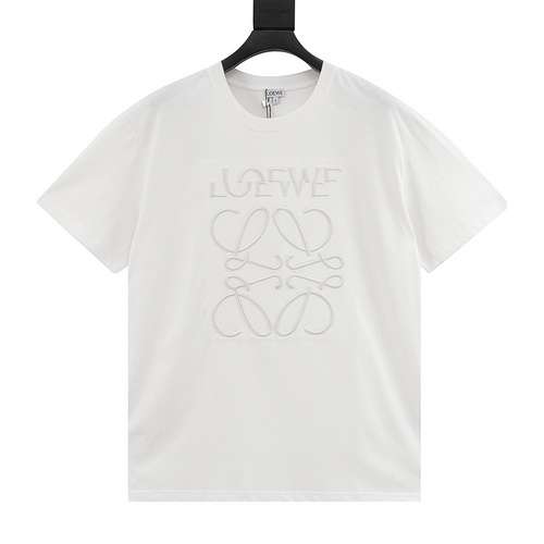 LE Loewe 24ss sito ufficiale sincronizzazione ricamo tridimensionale maniche corte