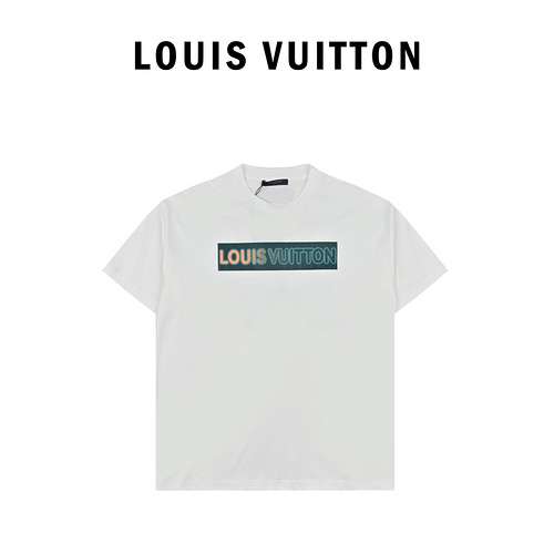 Tshirt stampata girocollo LV Louis Vuitton a maniche corte