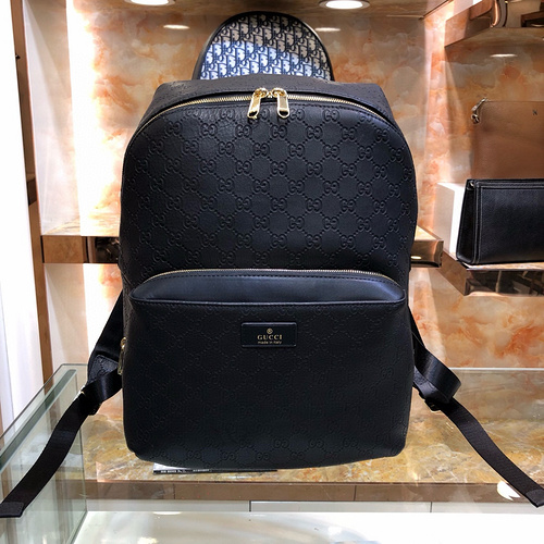 GG men's backpack, made of imported top original leather, high-end replica version, delivery gift ba