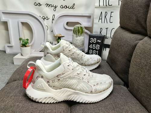 981D autentico Adidas AlphaBounce Beyond M Alpha LV cobranded modello branchia di squalo suola scarp