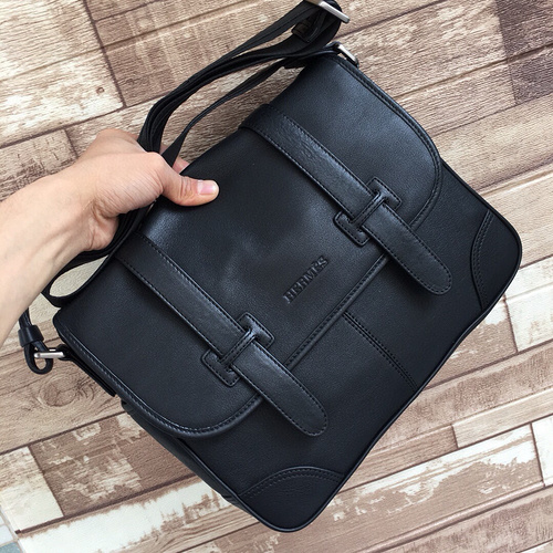P men's special messenger bag, made of imported top-quality original leather, high-end replica versi