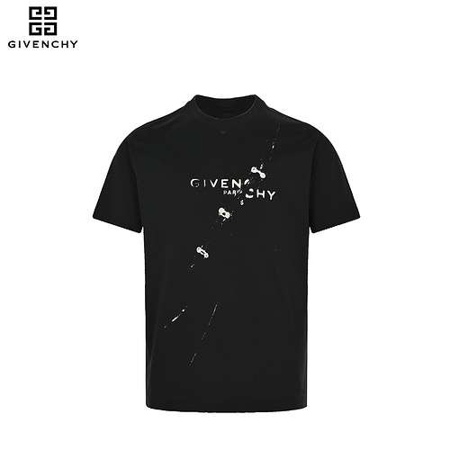 T-shirt a maniche corte con stampa classica di GVC Givenchy Visual Trap