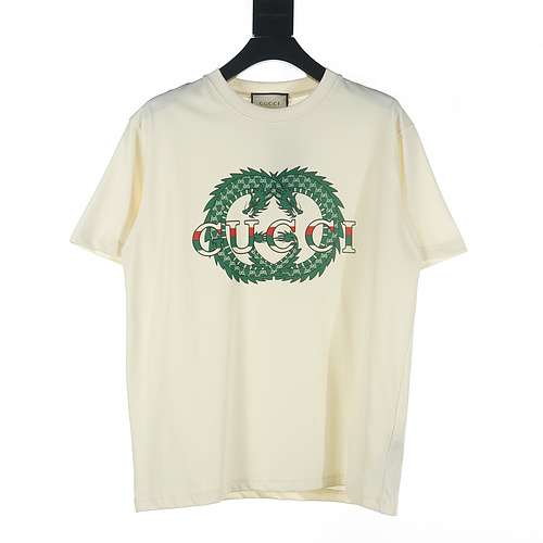 GUC GUC T-shirt a maniche corte con stampa logo totem dell'Anno del Drago