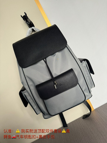 Backpack, Pu@Da men's bag, Pu@Da crossbody bag, made of imported top original leather, high-end repl
