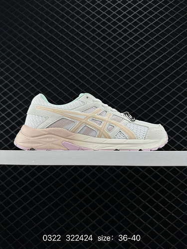 2 Asics/Asics Breathable mesh upper with some synthetic leather materials, new Rearfoot Gel rear gel