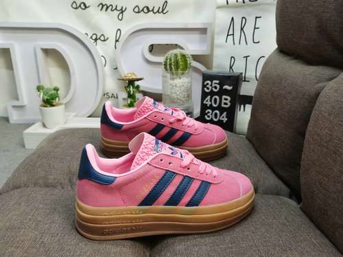 304DAdidas Originals Gazelle Bold W clover three-layer thick sole low-top retro versatile casual spo