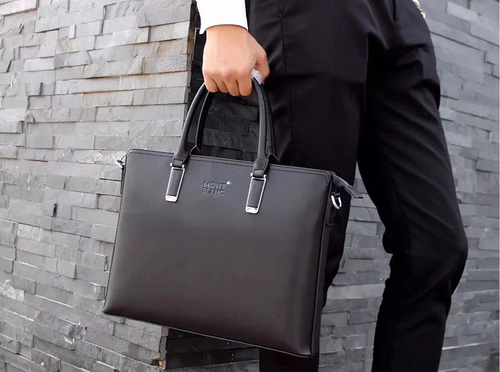 Wan@龙 men's bag Wan@龙 briefcase Wan@龙 handbag Made of imported original cowhide, high-end quality, d