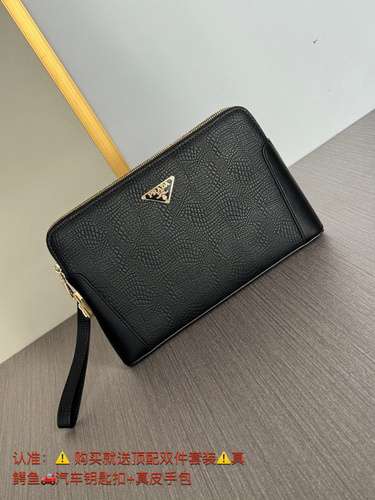 Pochette PuDa Borsa da uomo Borsa PuDa Realizzata in pelle bovina originale importata Borsa regalo d