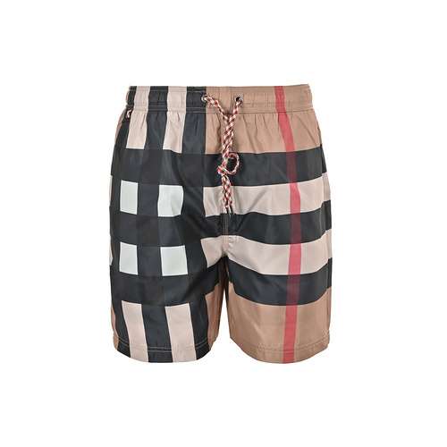 BBRshorts da spiaggia scozzesi a righe di Burberry