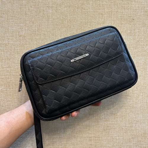 P men's special clutch bag, made of imported original cowhide, high-end quality, delivery gift bag i