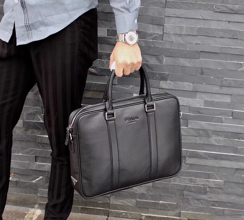 P's men's bag P's briefcase P's handbag Made of imported original cowhide High-end quality Delivery 