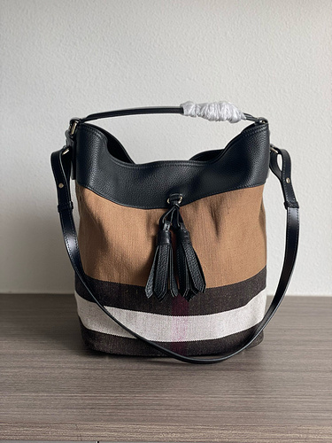 Bucket bag Ba@Li women's bag Ba@Li shoulder bag Made of imported top original leather High-end repli