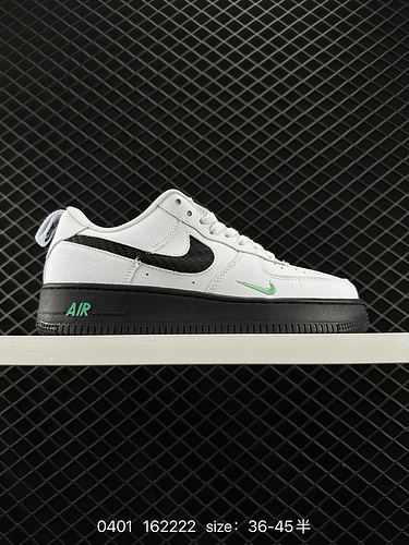 Nike Air Force Low Air Force 1 is a versatile casual sports sneaker with soft, elastic cushioning pe