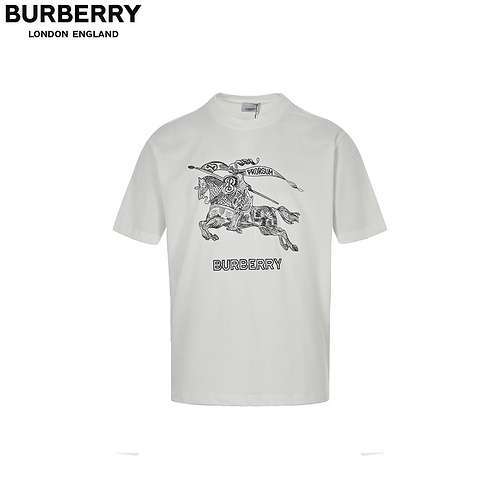 BurberryBBR LOGO ricamato cavallo da guerra maniche corte