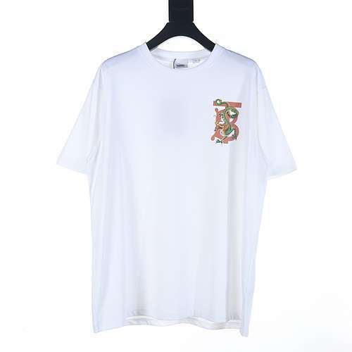 T-shirt a maniche corte stampata Burberry BBR Year of the Dragon Limited Qinglong BT