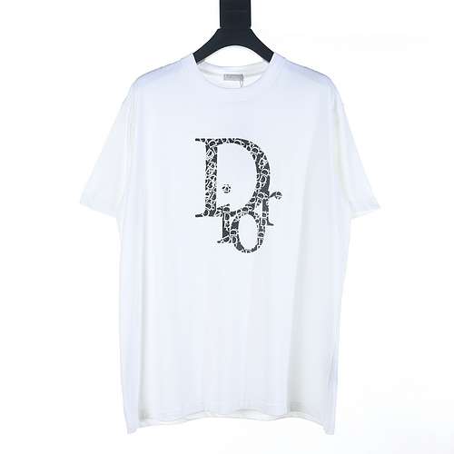 T-shirt a maniche corte con monogramma presbite Dior CD