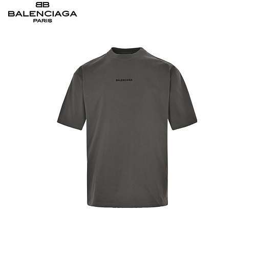 BLCGBalenciaga maniche corte ricamate davanti e dietrogrigio