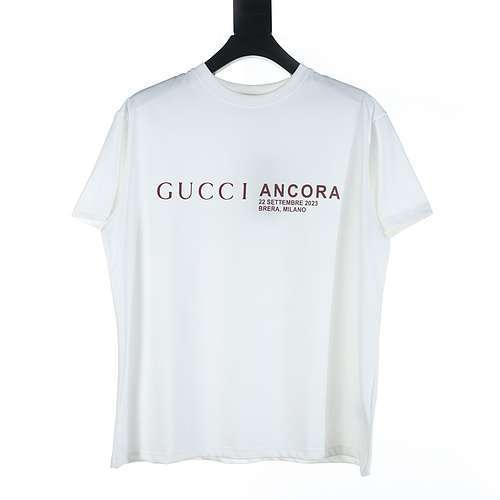 T-shirt a maniche corte dell'uniforme dello staff Gucci GUC Paris Fashion Conference UNIFORM