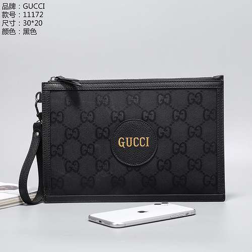 Clutch bag GG men's bag GG crossbody bag Made of imported original cowhide, high-end quality, delive