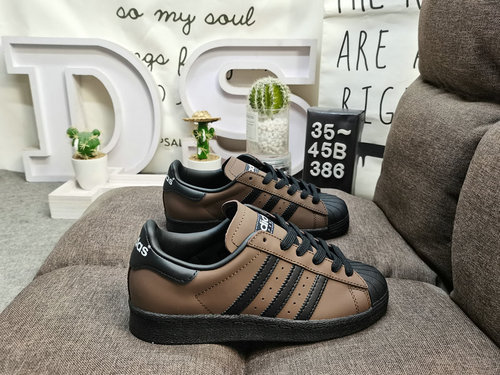 386DAdidas clover Originals Superstar shell toe classic all-match casual sports sneakers High-densit