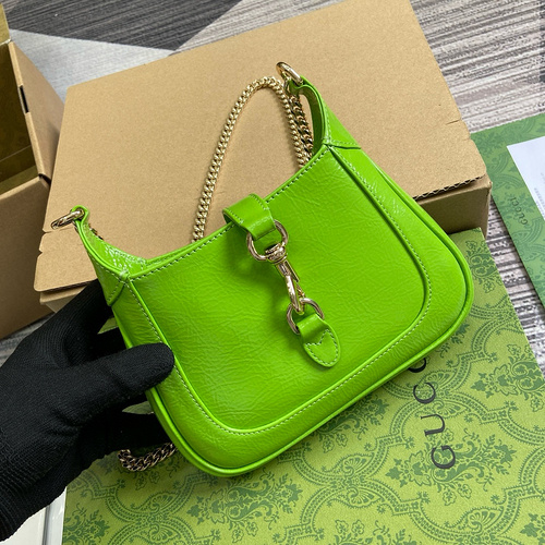Chain bag GG women's bag GG crossbody bag Made of imported top original leather High-end replica ver