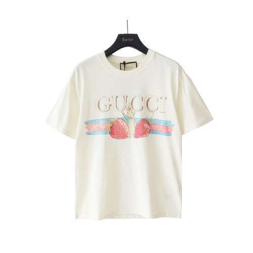 Maglietta a maniche corte GCGucci 24SS Strawberry Harvest Rabbit