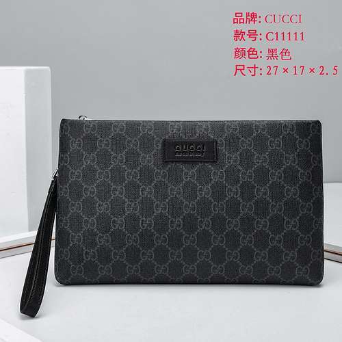 Clutch bag GG men's bag GG crossbody bag Made of imported original cowhide, high-end quality, delive