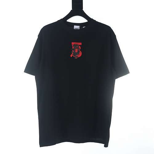 T-shirt a maniche corte stampata Burberry BBR Year of the Dragon Limited Candle Dragon BT