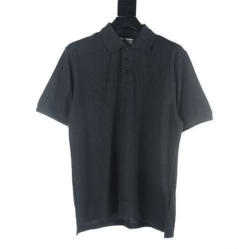 Polo a maniche corte ricamata in misto cotone piqué SLP Yves Saint Laurent