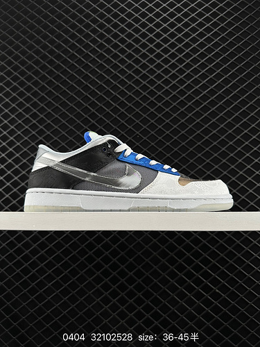 4 Nike Nike Dunk Low Men's/Women's Skateboard Shoes Classic retro sneakers. Made of natural leather,