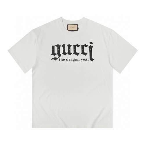 GC Gucci 24ss maniche corte con chiodi in rame stampati fatti a mano