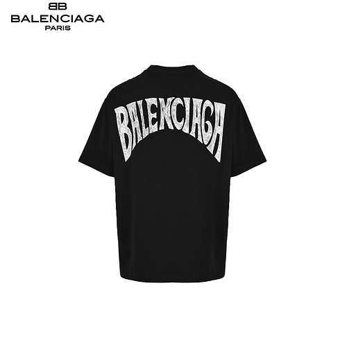 BLCGBalenciaga maniche corte con graffiti sul retro