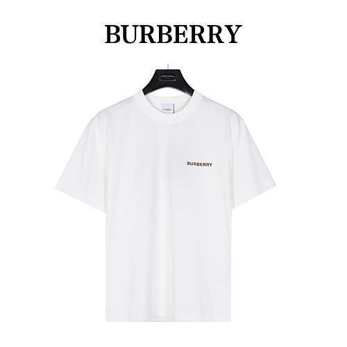 BBR Burberry classica lettera B ricamata a maniche corte