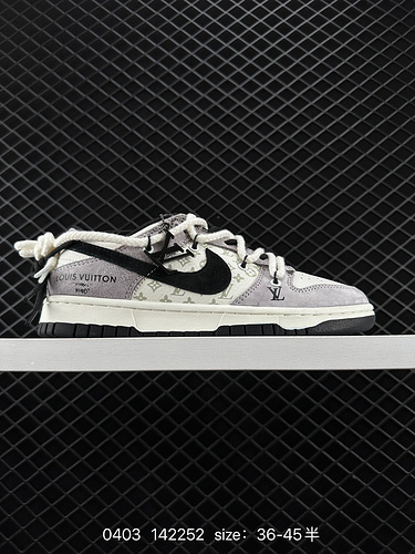 26 Company-level Nike SB Dunk Low LV co-branded deconstructed drawstring shoelaces are pure original