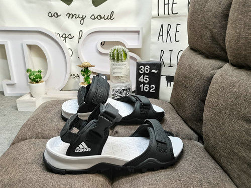 162D/AdidasADILETTE SANDAL W Summer Fashion Velcro Air Comfort Sandals