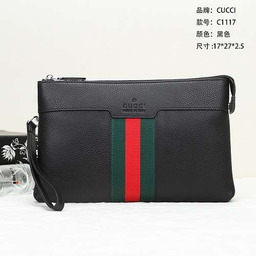 Clutch bag GG men's bag GG crossbody bag Made of imported original cowhide High-end quality Delivery