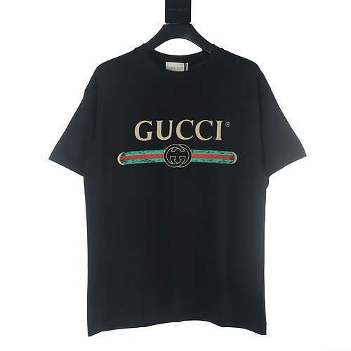 Tshirt a maniche corte con stampa cintura Doppia G di GCGucci