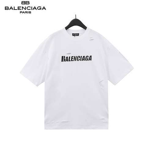 BLCGBalenciaga maniche corte strappate e screpolate