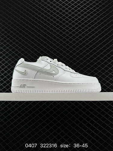 8 Nike Air Force Low Air Force 1 versatile casual sports sneakers with soft, elastic cushioning perf