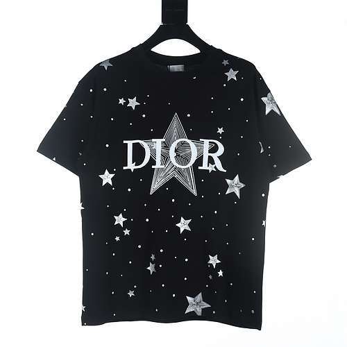 T-shirt a maniche corte con stampa Dior CD Star