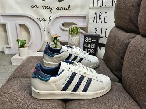 308DAdidas clover Originals Superstar shell toe classic all-match casual sports sneakers High-densit